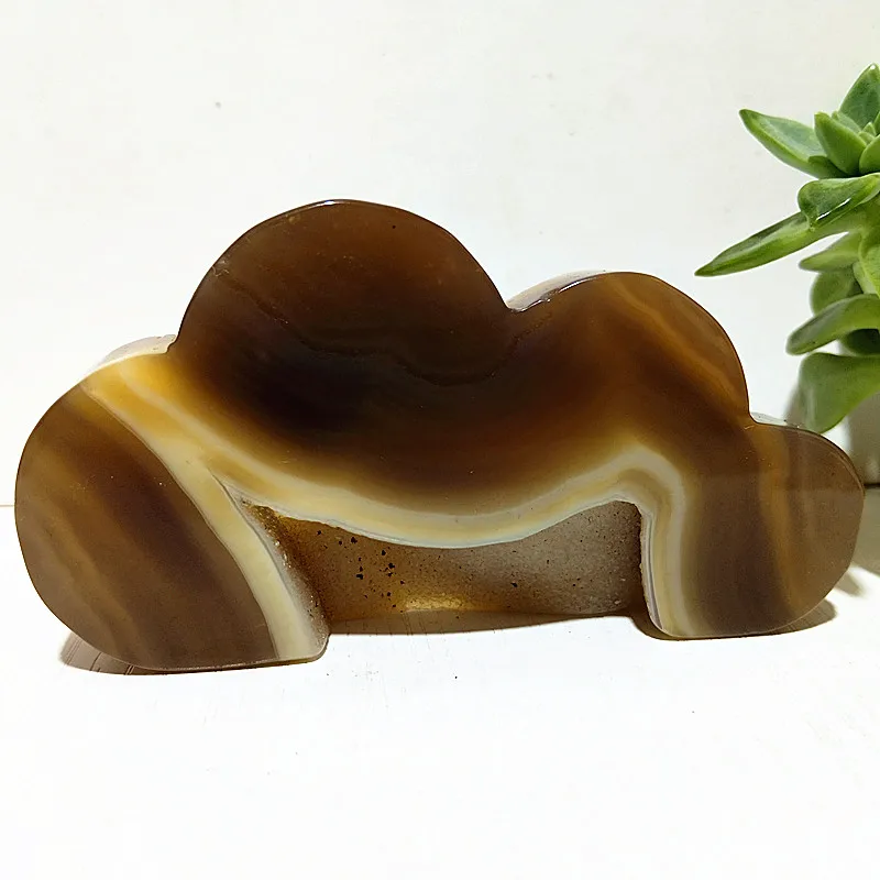 Natural Stone Primary Colour Geode Agate Meditation Witchcraft Spirit Energy Cure Feng Shui Crystal Room Decoration