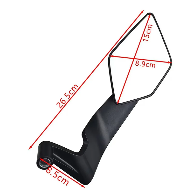 New Motorcycle Folding Fixed Wing Plastic Rearview Mirror Modification with 6 Months Warranty