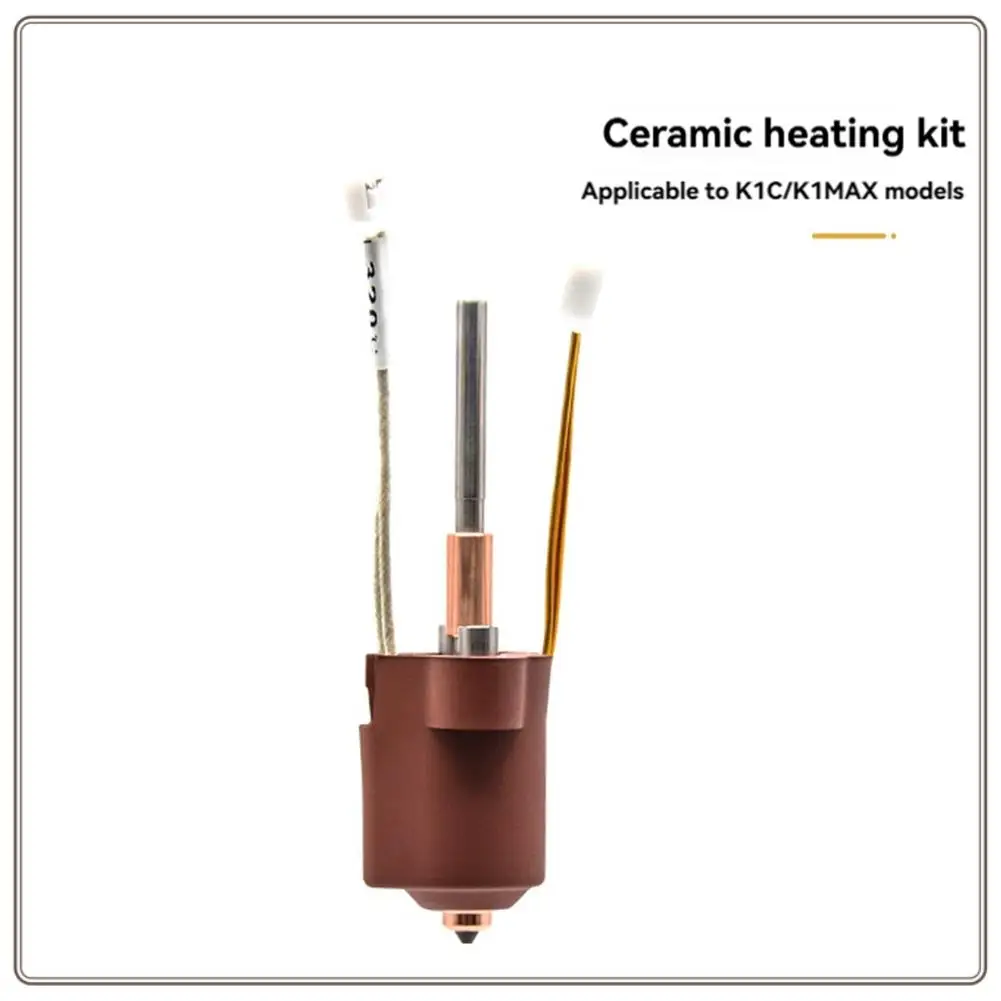 موثوقة لـ Creality K1C Hotend مجموعة كتلة التدفئة سريعة التبديل فوهة عدة مقاومة كسر الحرارة Hotend لـ K1 Max، لـ Cre