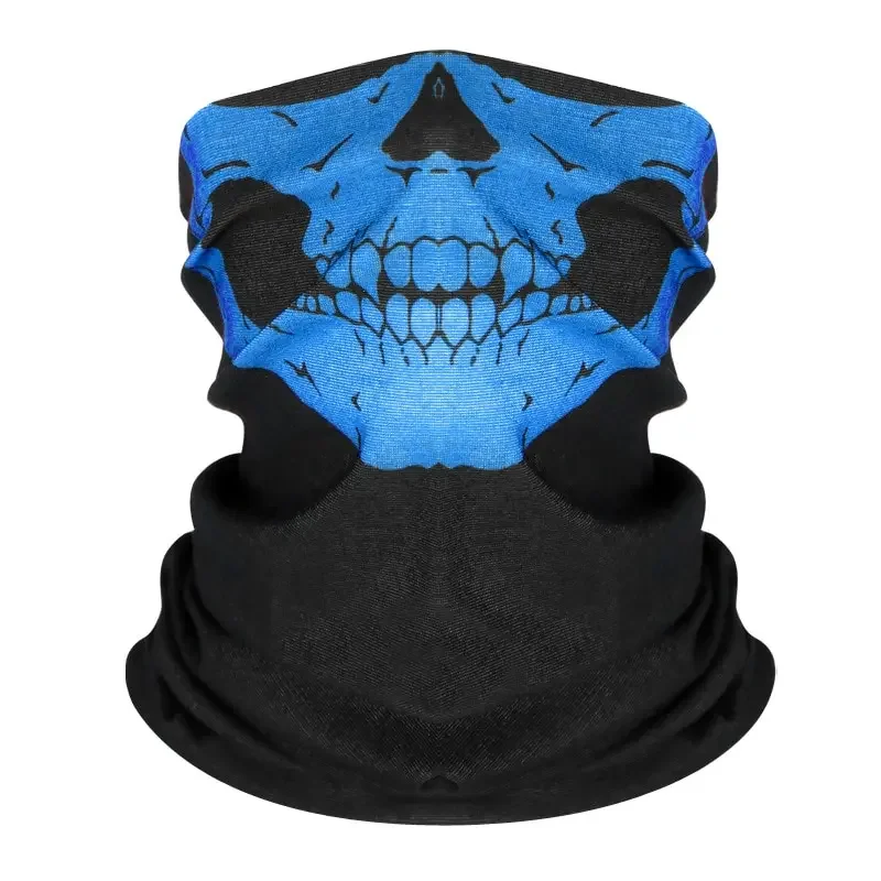 2024 Cycling Face Mask Skull Clown Halloween Scarf Warm Headband Breathable Running Outdoor Sports Face Cover Neck Tube Bandana