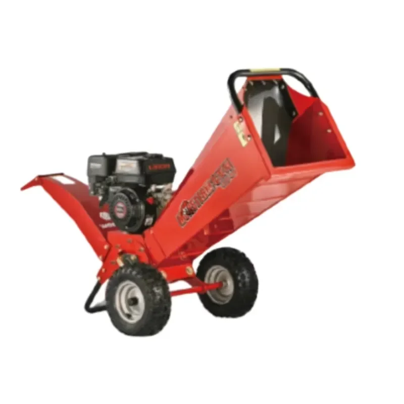 High Quality 6.5HP Petrol Small Leaf Tree Branch Crusher Industrial Wood Chipper High Performance Hand Start 60mm