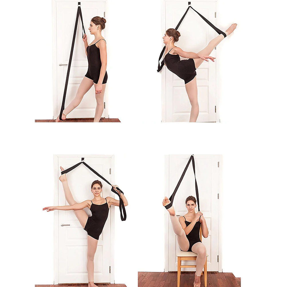 

Stretch Strap Slip Training Exercise Yoga Gym Belt Stretchy Fitness On The Door