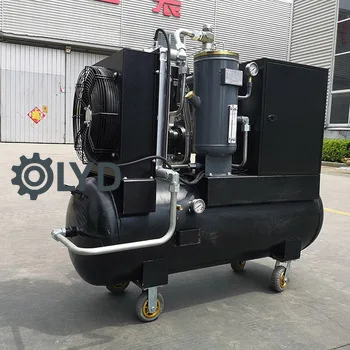 Portable for Tyre Inflation Spraying Pain 7.5kW 8 bar 2 in 1 Fixed Speed Rotary Screw ting Air Compressor Electric Motor