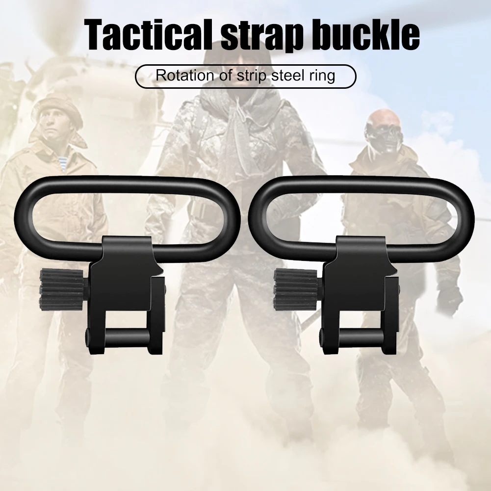 100pcs QD Sling Swivel Mount Adapter Metal Quick Detachable Gun Strap Sling Mount Ring Rifle Shotgun Hunting Gun Accessories