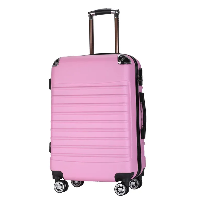 (49) Customized Corner Protection Trolley Case Three-piece Set 20-inch Zipper Suitcase