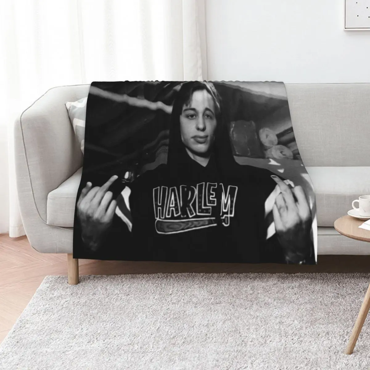 

pete davidson harlem Throw Blanket Plaid on the sofa Luxury Thicken Luxury Throw Vintage Blankets