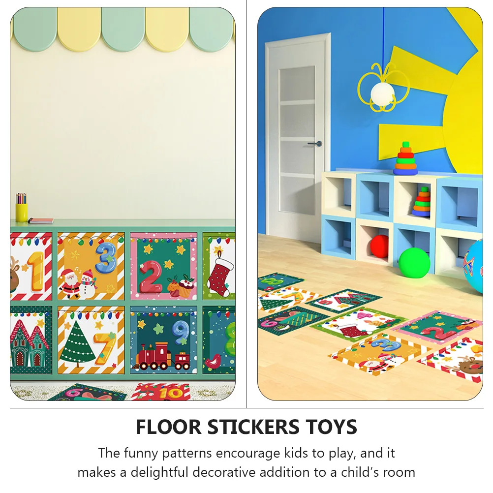 

Shape Stickers for Preschool Hopscotch Floor Decals Peel Playroom Child