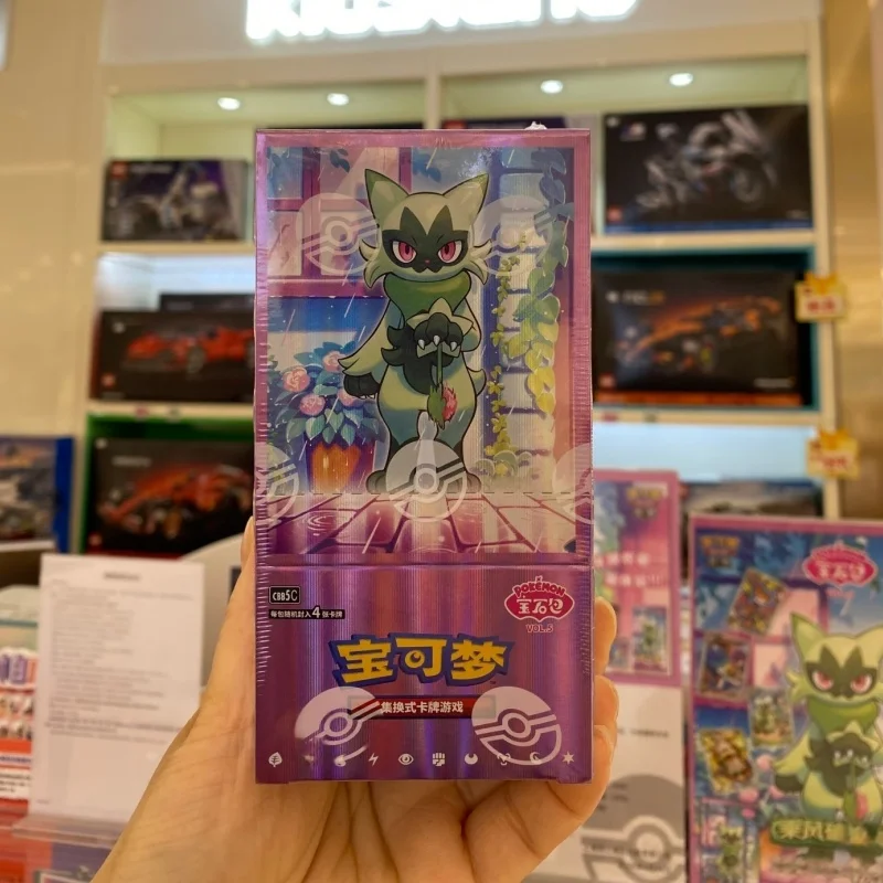 

100%Original PTCG PKM Scarlet&Violet Simplified Chinese Gem Pack VOL.5 Booster Pack Collectible Cards Surprise Toys Cards