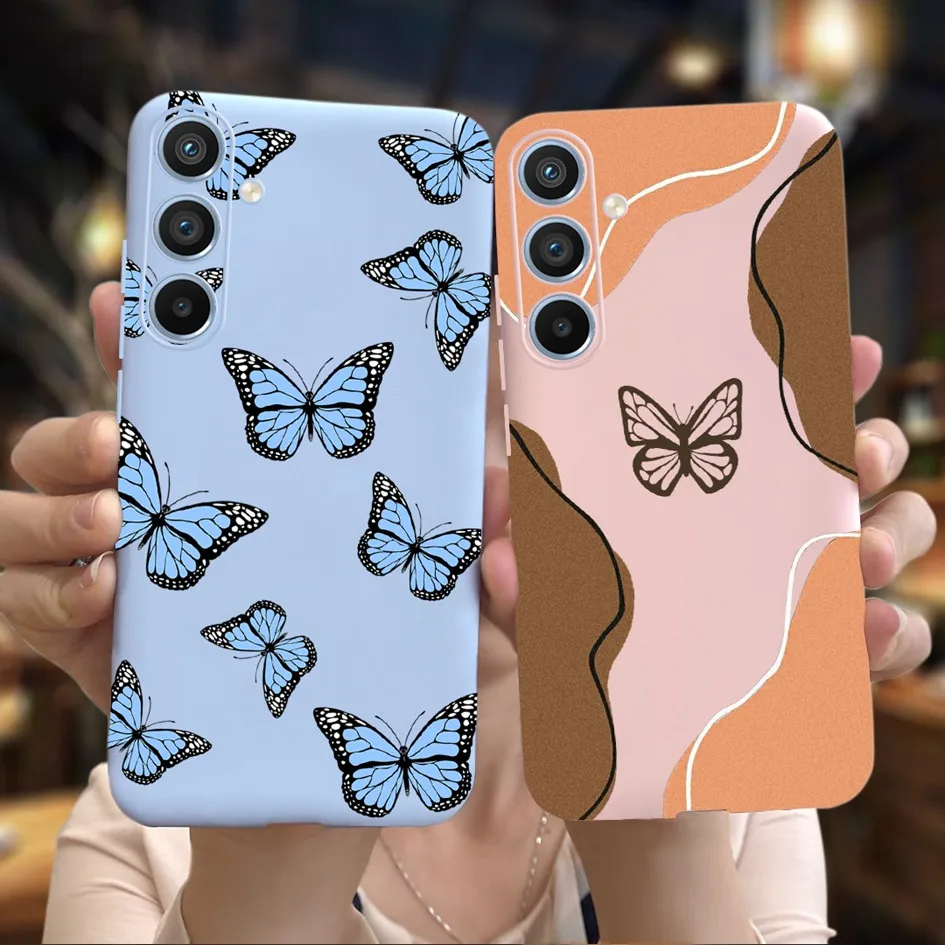 For Samsung Galaxy A54 5G Case 2023 Cute Daisy Flower Slim Silicone Soft Cover For Samsung A54 A 54 GalaxyA54 SM-A546B Funda New