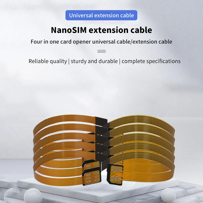 Nano 4FF Sim Card Converter FPC Extension Cable To Nano 4FF Micro 3FF Standard 2FF Sim Usim Card Adapter Conversion Line-F(x)