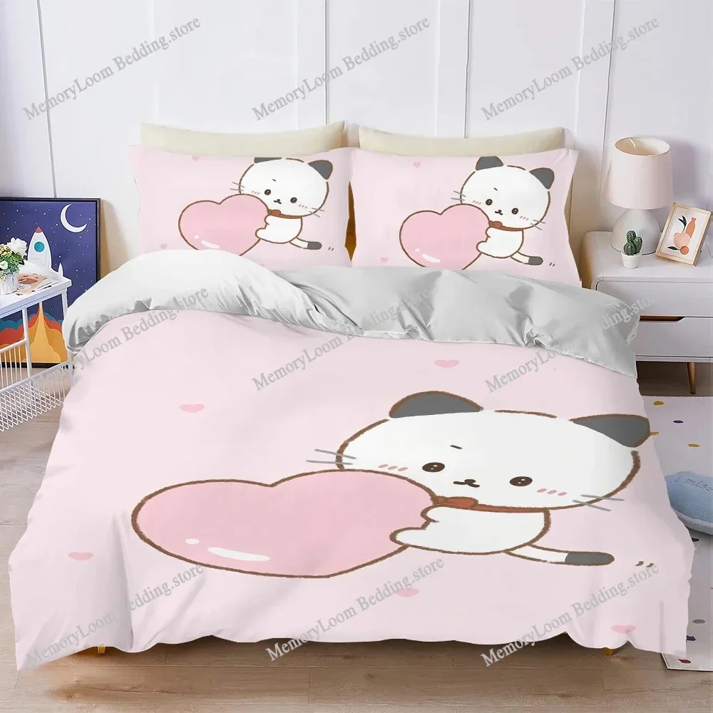 

Kawaii I-Ishiyowa-Chan Cute Duvet Cover Set Home Style Bedding Soft Laundry Cotton Bed Student Dormitory Gift Home Textile741
