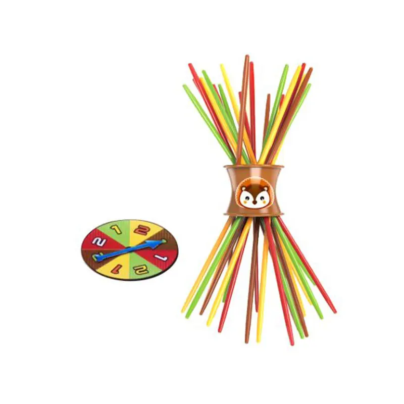 Family Party Educational Toys Crazy Hedgehog Pick Up Stick Game For 4+ Kids