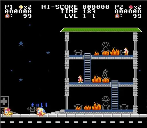 خرطوشة لعبة النار والإنقاذ لوحدة التحكم NES/FC