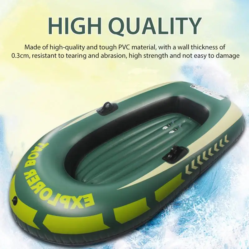 New thickened 1/2 person Doubleiatable boat fishing boat rubber boat pvc kayak Boat for Fishing &Water sports