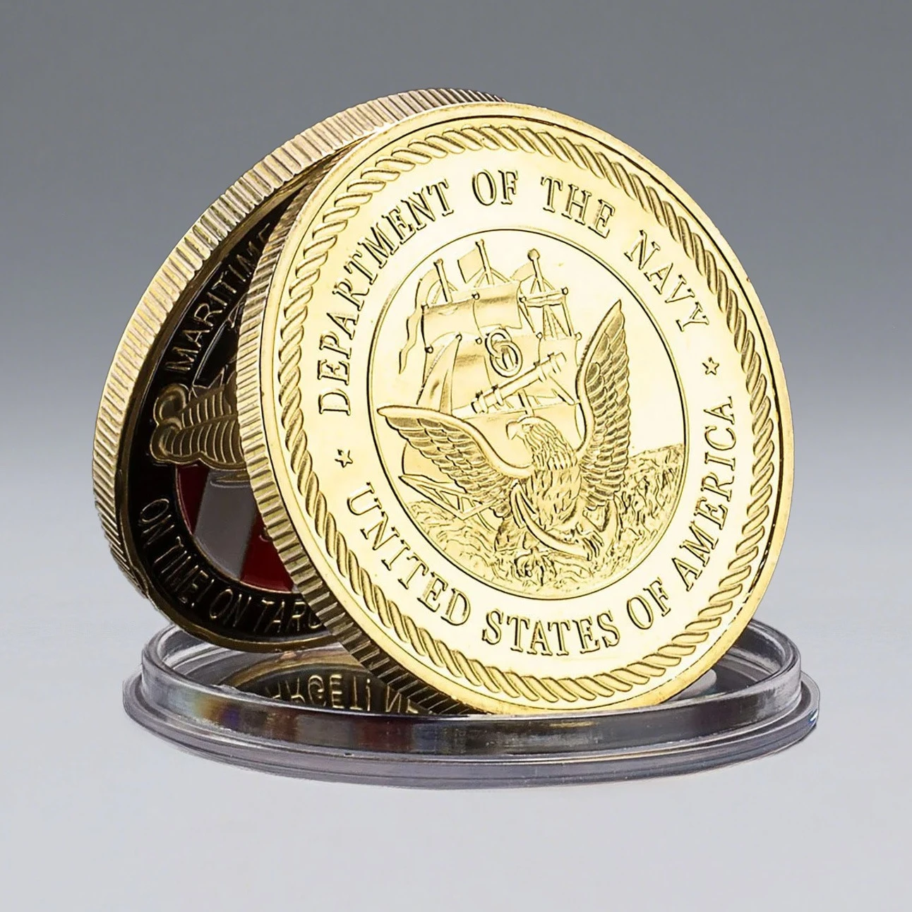 SWCC Maritime Special Operations Collectibles Coin Gold Plated Force Military Navy Commeration Coins