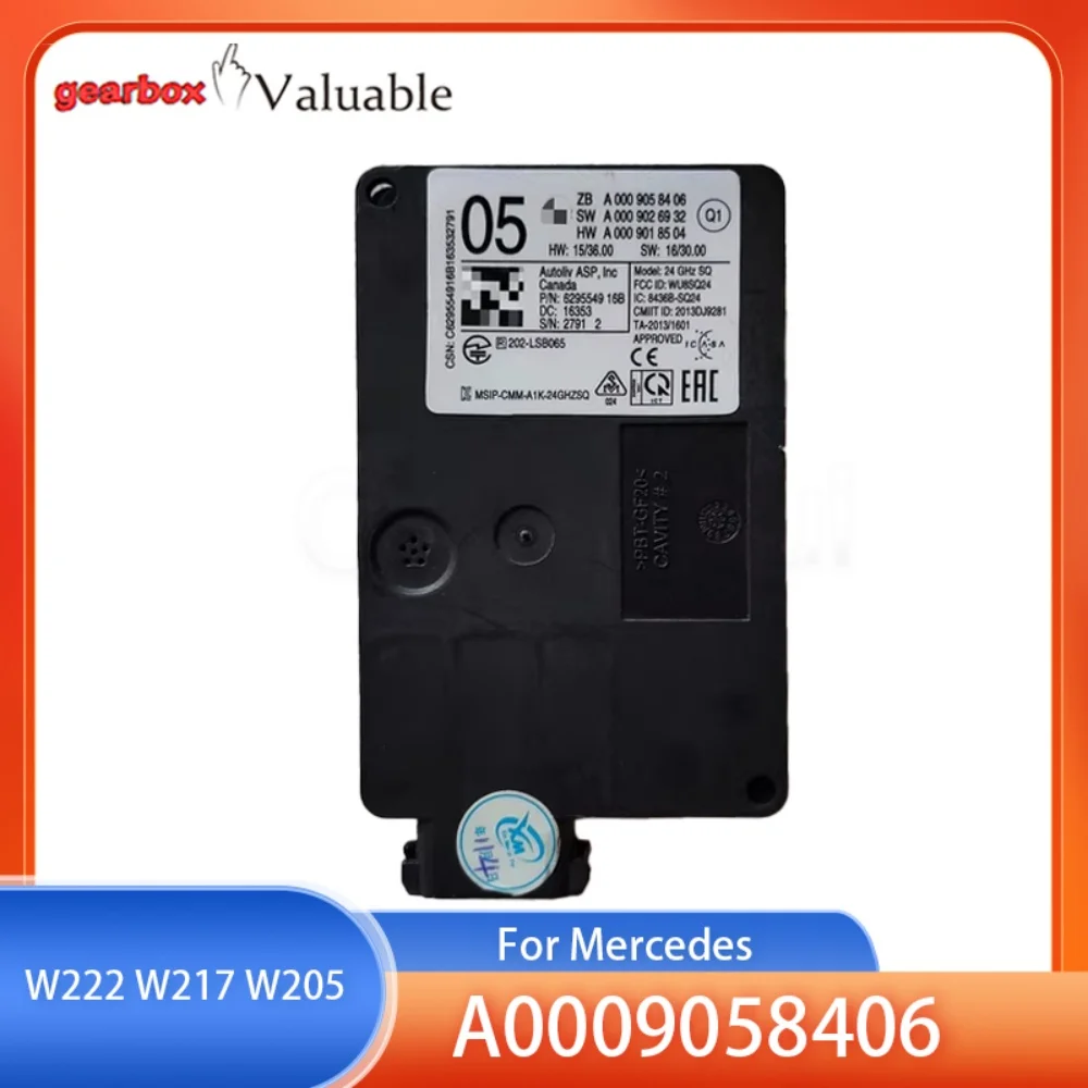 

Original A0009058406 collision prevention auxiliary radar sensor suitable for Mercedes W222 W217 W205