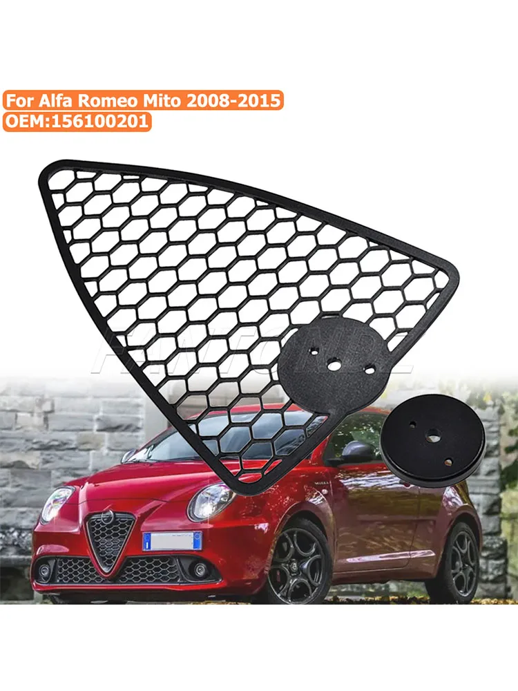 Calandre en nid d'abeille pour Alfa Romeo Mito 2008 – 2015 156100201, calandre centrale principale, Grille de radiateur d'admission d'air