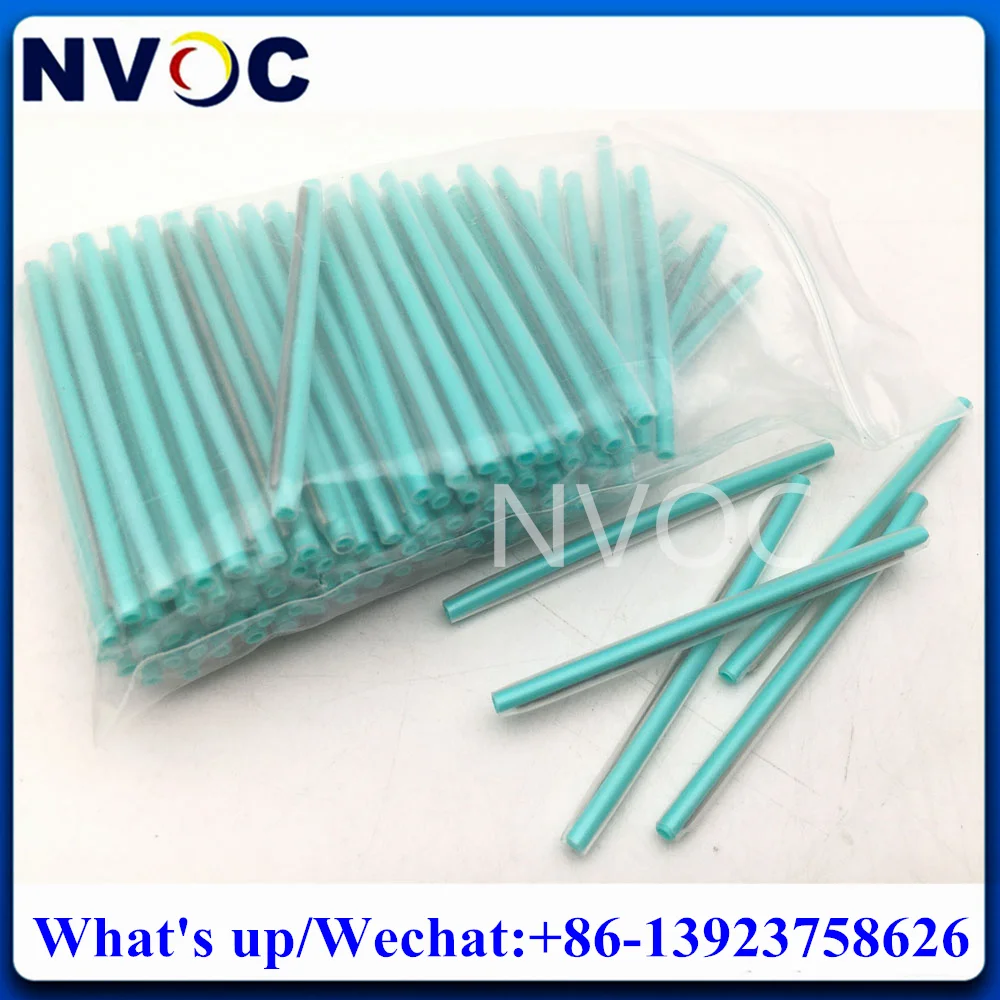 

1000pcs Aqua Color Fiber Optic Fusion Hot Melt Tube Protection Splice Sleeves 40mm 45mm 50/60mm for 900un Cable/Heat Shrink