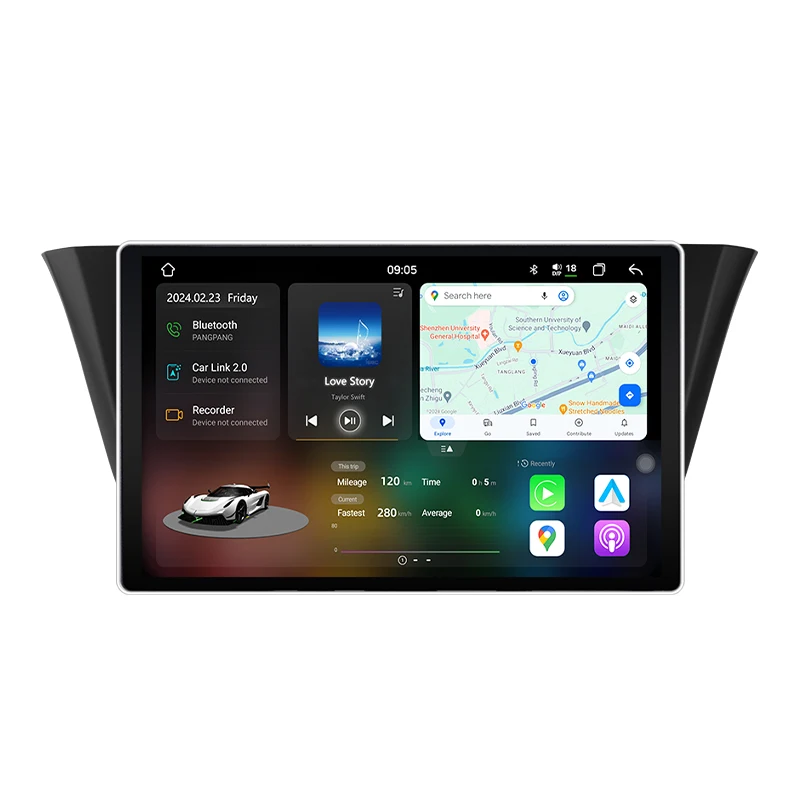Junsun V3 Plus 2K Draadloze Carplay Android Auto Intelligente Systemen Voor Iveco Dagelijkse 2014 -2018 2019 2020 2021 Autoradio - afbeelding 2