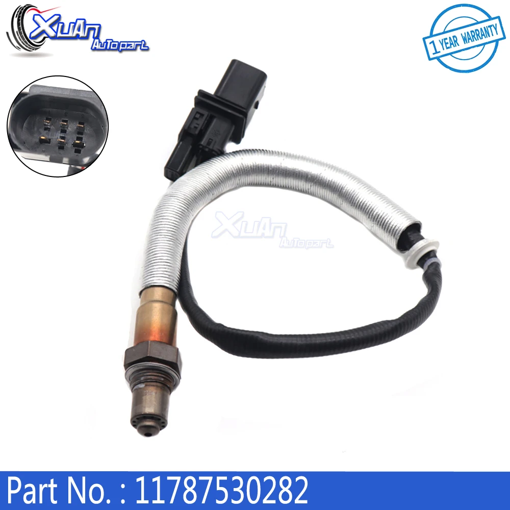 Car Upstream 5-Wire Wideband Lambda O2 Oxygen Sensor 11787530282 For BMW E87 E90 E91 320si 2003-2007 11 78 7 530 282