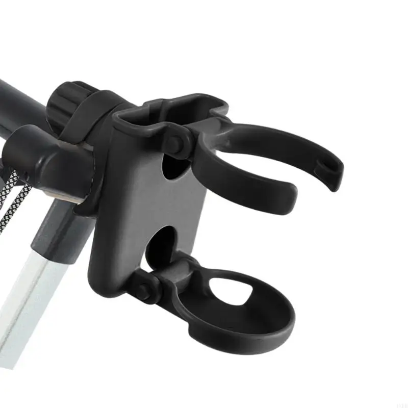 حاملة أكواب لعربات الأطفال مع بتلات سيليكون مرنة للهواتف وزجاجات الدراجات