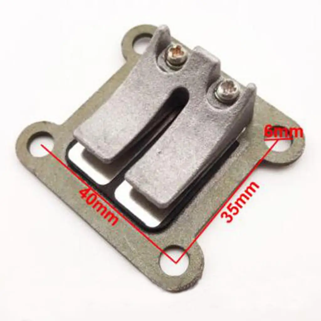 2 Stroke Reed Valve Carb Inlet Manifold Gaskets Metal Parts for 47cc 49cc Pocket Bike ATV Quad