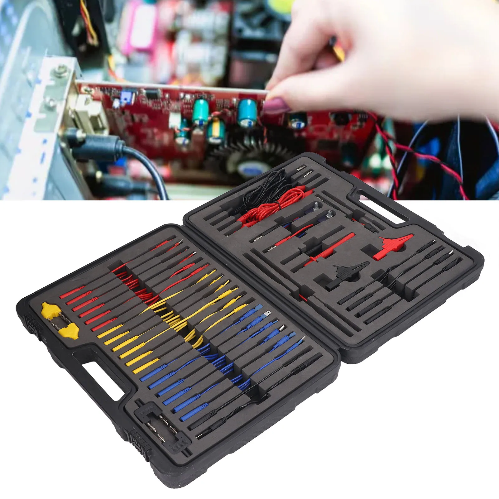 

Комплект тестовых проводов для автомобильной цепи, мультиметр, многофункциональный зонд, комплект тестовых проводов, комплект автомобильных тестовых проводов