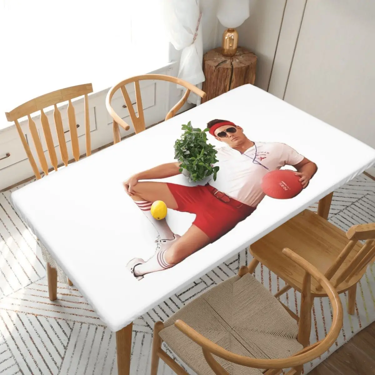 Dean Winchester Custom Rectangular Tablecloth Waterproof Table Cover for Dining Events Table Cloth