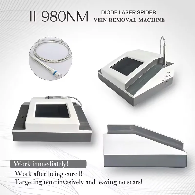 Appareil à Diode Laser 2 en 1 980nm, araignée vasculaire, Machine d'élimination des varices, traitement des champignons, physiothérapie, utilisation en Salon, dernier modèle