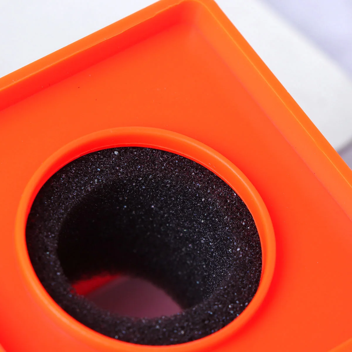 

Microphone Logo Station Hard ABS Material Suitable for TV Studio Interview Use Easy Carry Mic Logo Flag Stand Compact Size