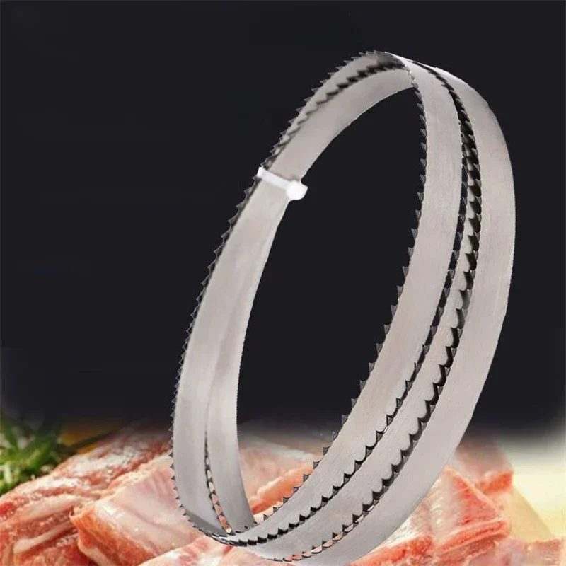 Dekoly Band Saw Blade Meat  Processing Machine Bandsaw Blades Frozen Bone Pork Trotters Chicken Fish Cutting 16*0.56 4TPI