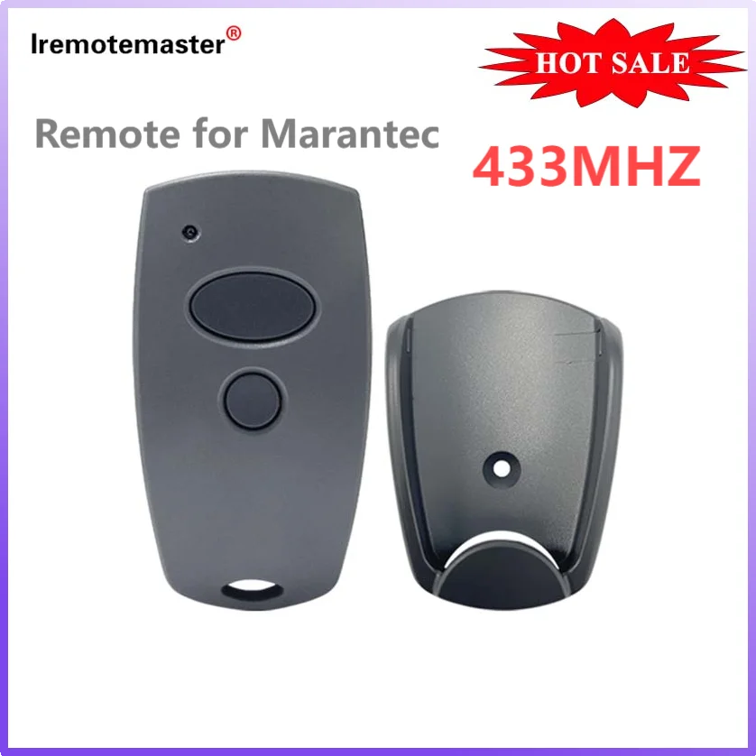 For MARANTEC Digital 382 384 D302 D304 D313 D321 211 212 214 Garage Door Remote Control Gate Command 433MHz Fixed Code