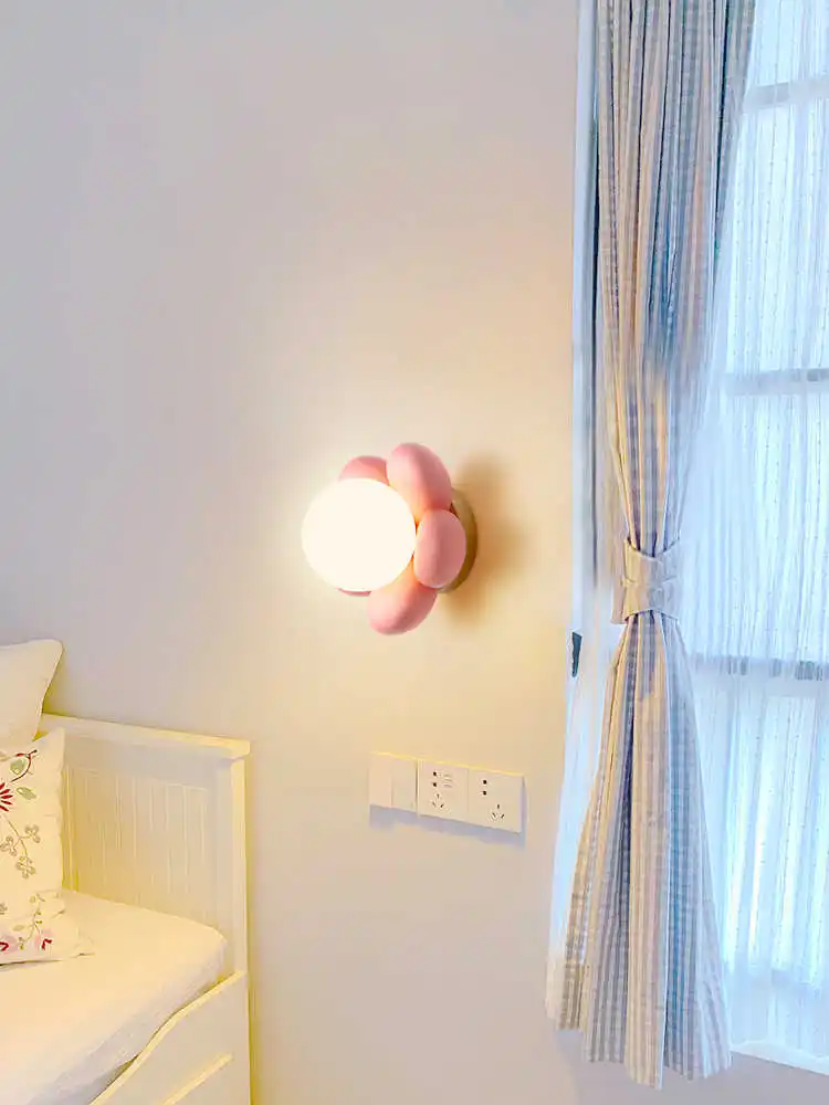 2024 Modern Style Home Interior Decoration LED Wall Lamp Bedroom Children's  Baby Room Decoration Lighting Lamps Hanging Lights