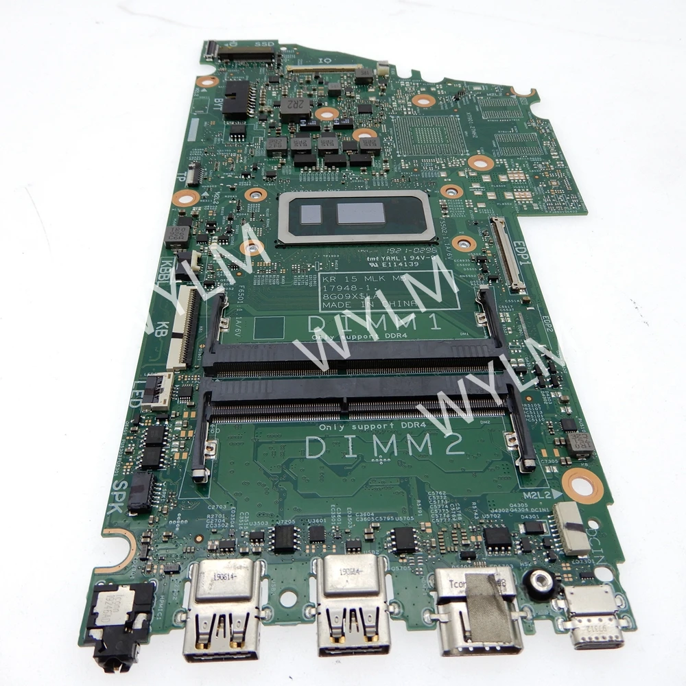 Dell inspron 7580, 17948-1, i5, i7 cpu,uma gpu,03w6f4用マザーボード