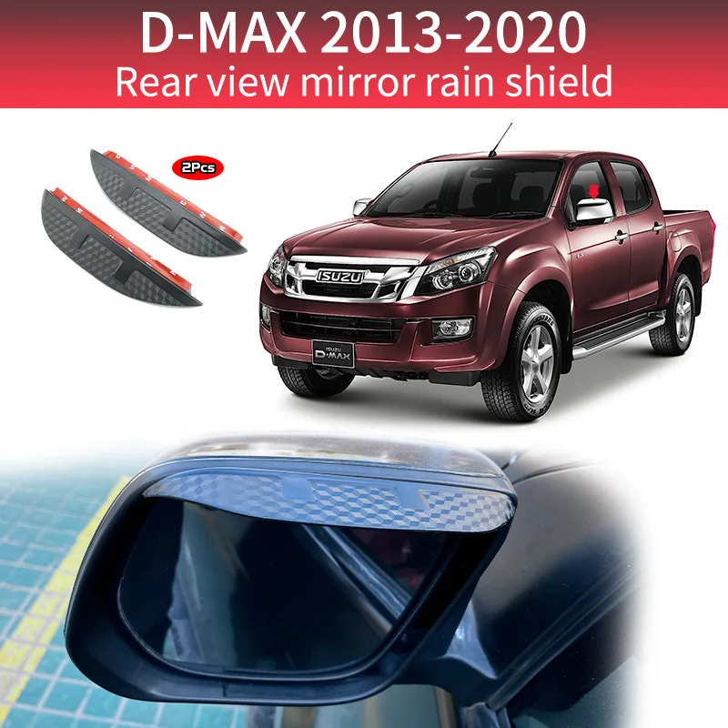 For ISUZU D-MAX Leaf Rear view mirror rain shield,Rear view mirror for rain protection