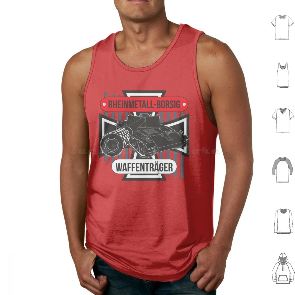 Rheinmetall Borsig Waffentr ? Ger Tank Tops Vest Sleeveless Rheinmetall Borsig …