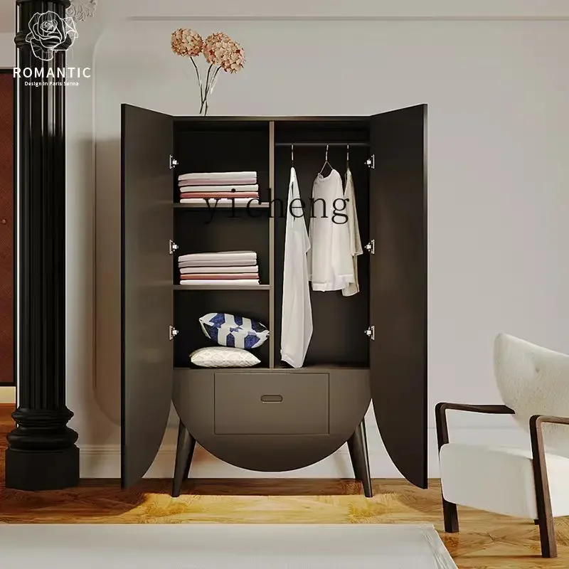 

X-28 floor-to-ceiling locker household bedroom solid wood wardrobe living room door against the wall integrated storage cabinet