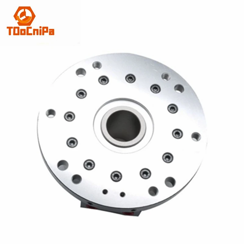 Hollow Vertical Pneumatic Hydraulic Chuck Base Vertical Cylinder Oil Cylinder Dual-use Type 5 6 8 10 12 inch