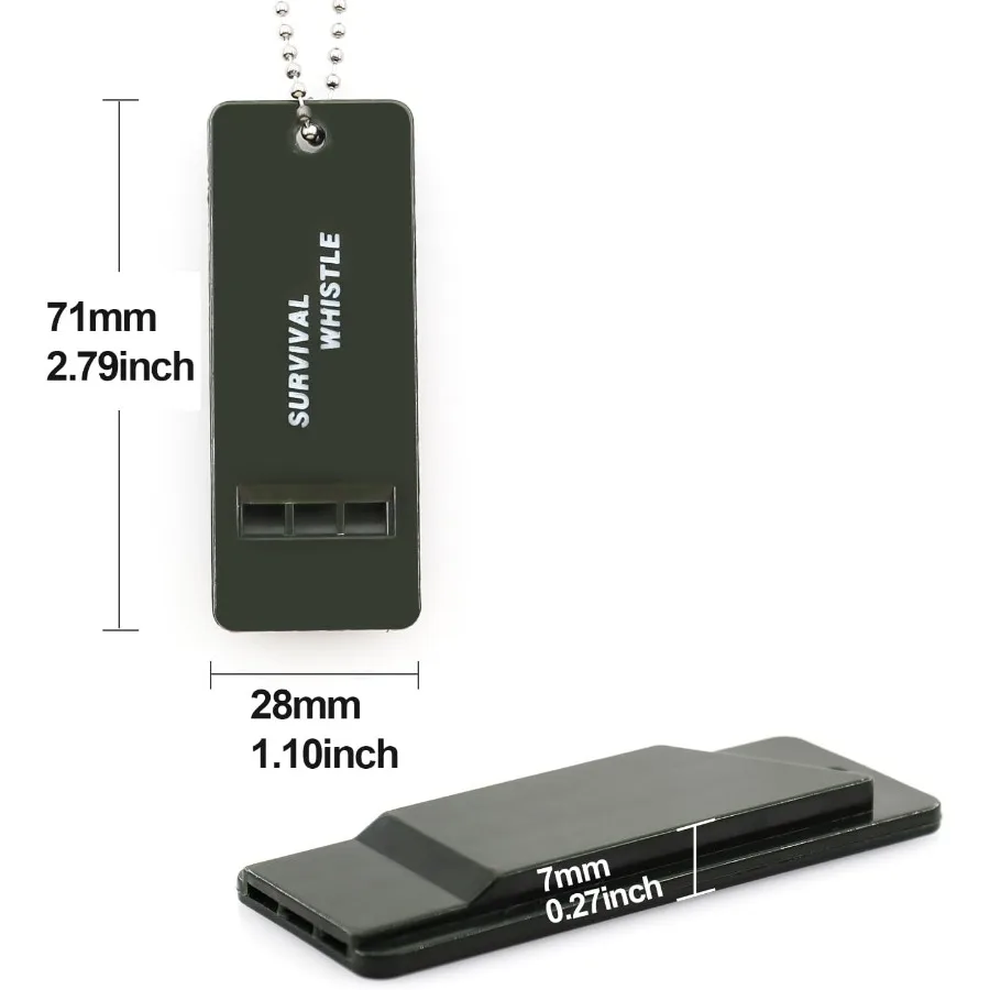 صفارات الطوارئ مع صفارة السلامة الحبل بقاء شريل انفجار بصوت عال للتخييم التنزه الصيد الإنقاذ سيجلينغ الرياضة في الهواء الطلق #4