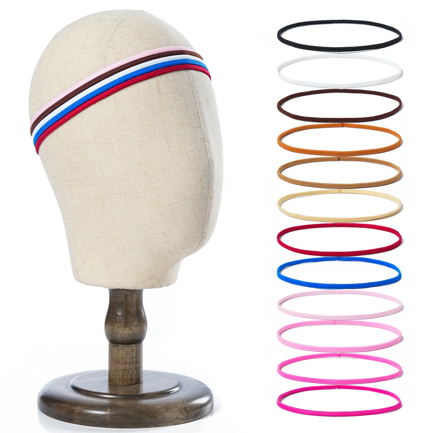 0.5CM Seamless Candy Color Elastic Yoga Hair Band