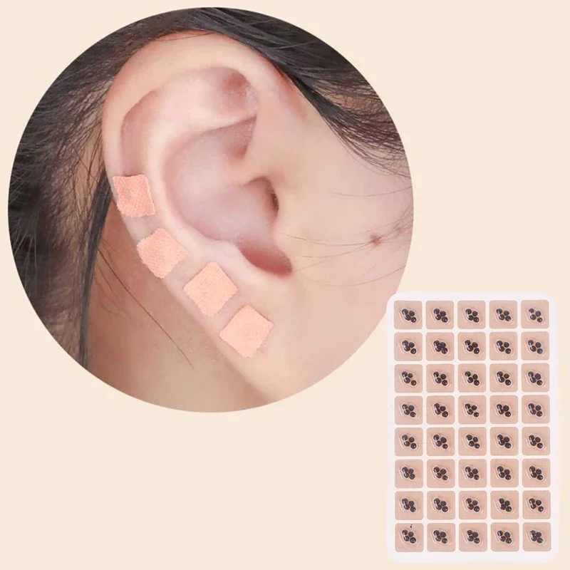 400 بقع الأذن الرعاية بذور الوخز بالإبر الأذني المتاح الأذن ملصقات العلاج بالتدليك إبرة التصحيح الأذني الأذني العلاج #5