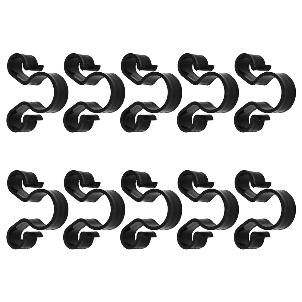 

10 Pcs Bottle Clip Holder Plastic Black Child Safety Candlestick Party Wedding Sparkling Bottle Sparklers