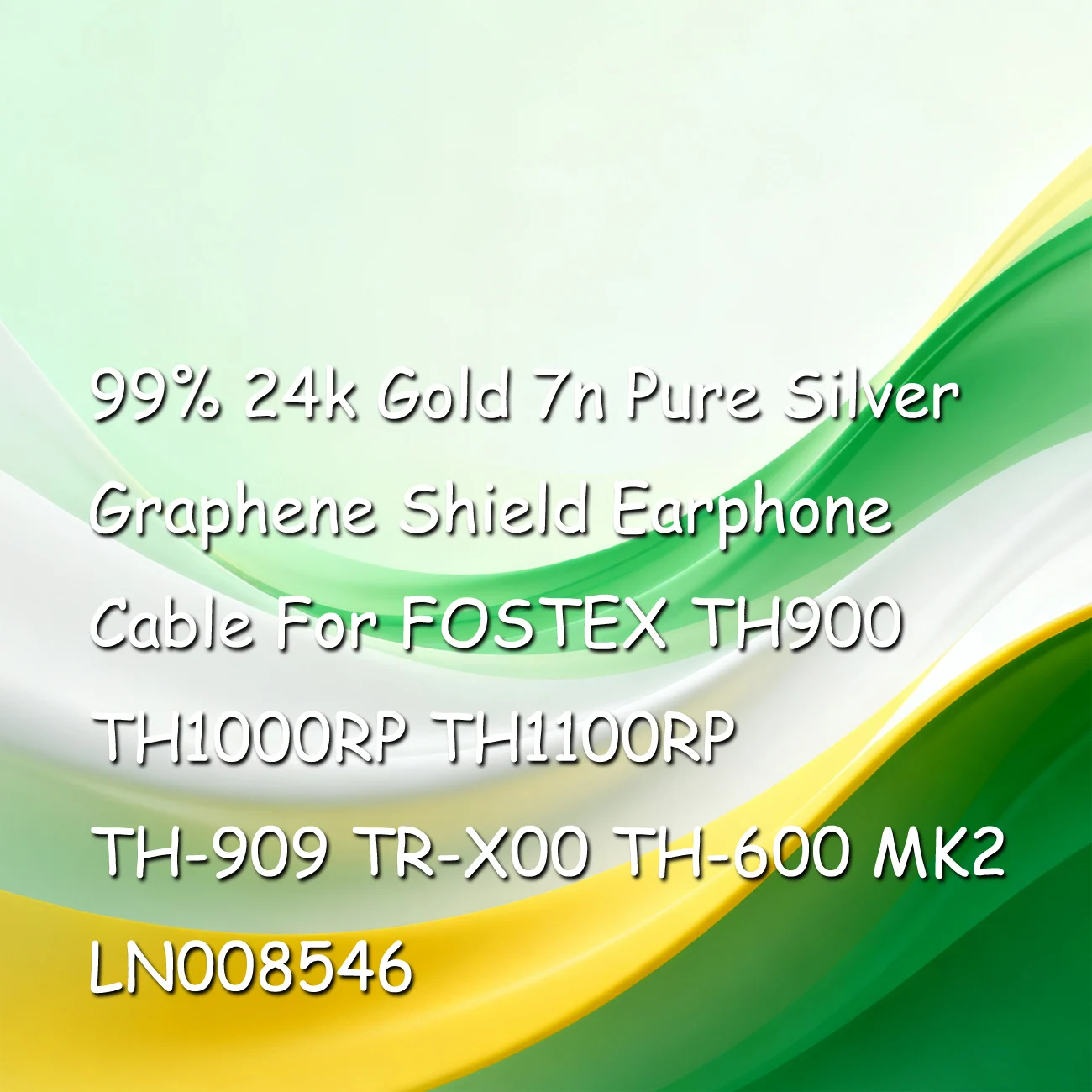 

99% 24k Gold 7n Pure Silver Graphene Shield Earphone Cable For FOSTEX TH900 TH1000RP TH1100RP TH-909 TR-X00 TH-600 MK2 LN008546