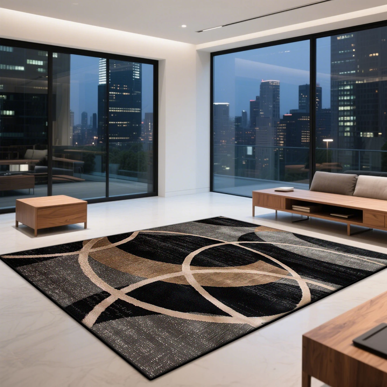 

Nordic Large Living Room Carpet Decoration Home Modern Light Luxury Large Area Rugs Parlor Entrance Door Mat Lounge Rug Non-slip