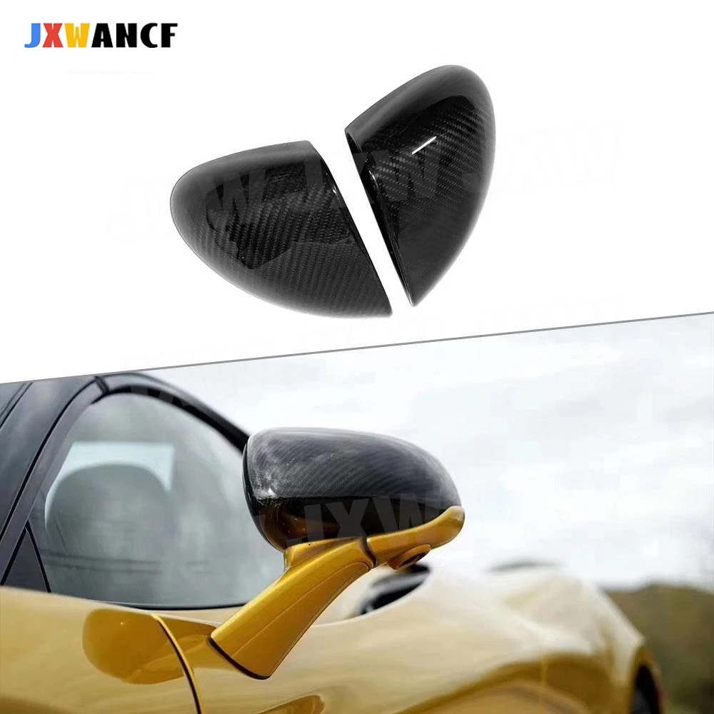 

JXWANCF сухая крышка зеркала заднего вида из углеродного волокна, крышка корпуса зеркала, крышки заднего вида для McLaren 540 570 650S