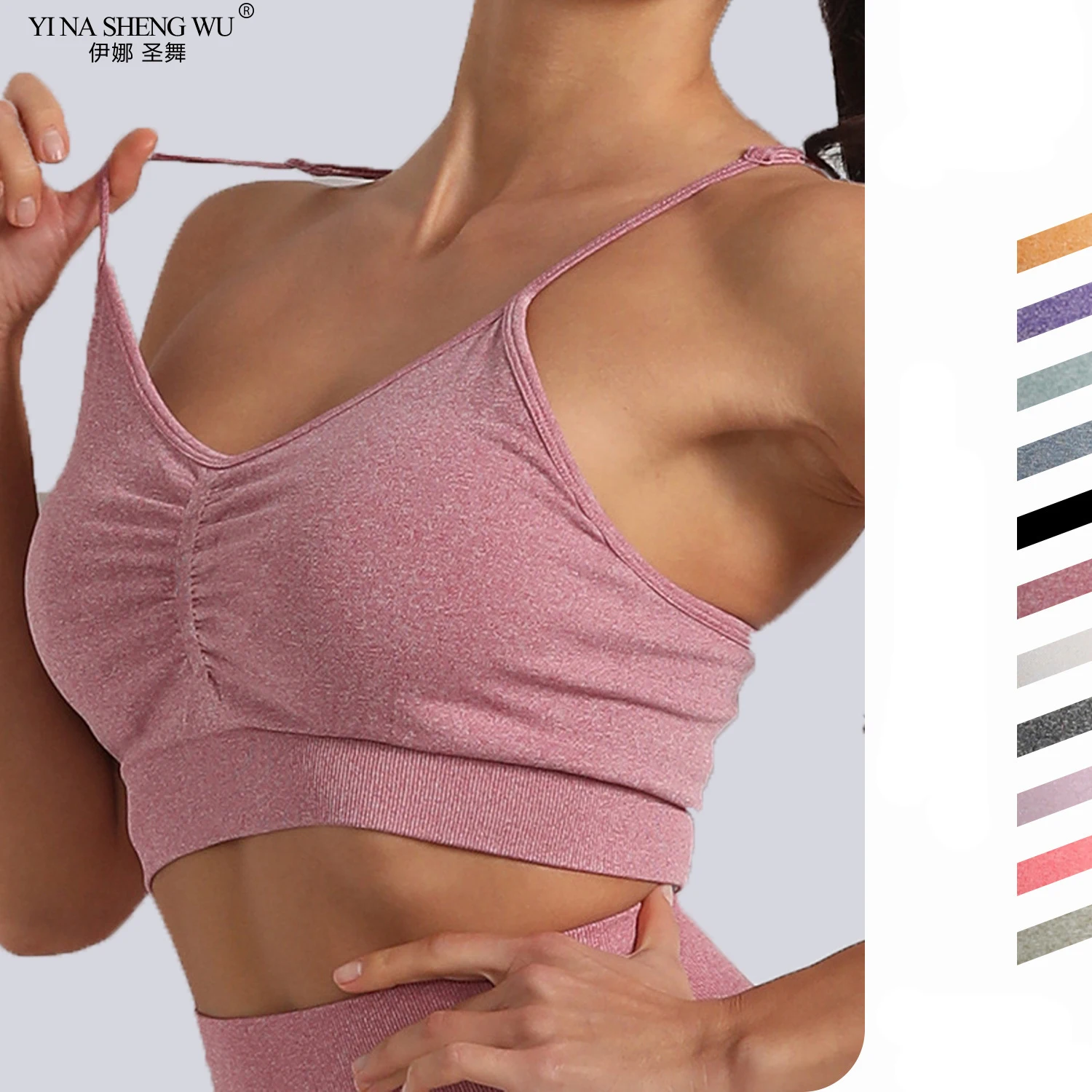 Women Sports Bra Top Push Up Fitness Yoga Bra Underwear Sport Tops For Women Breathable Running Vest Gym Wear cycling Bra