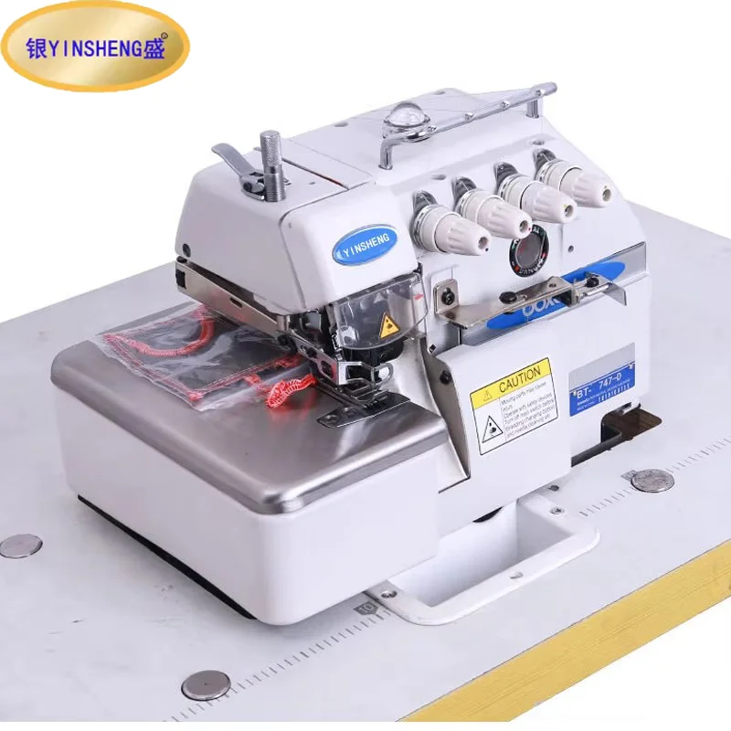 

747 Four Threads High-Speed Industrial Automatic Oversewing Overlock Sewing Machine for Clothes