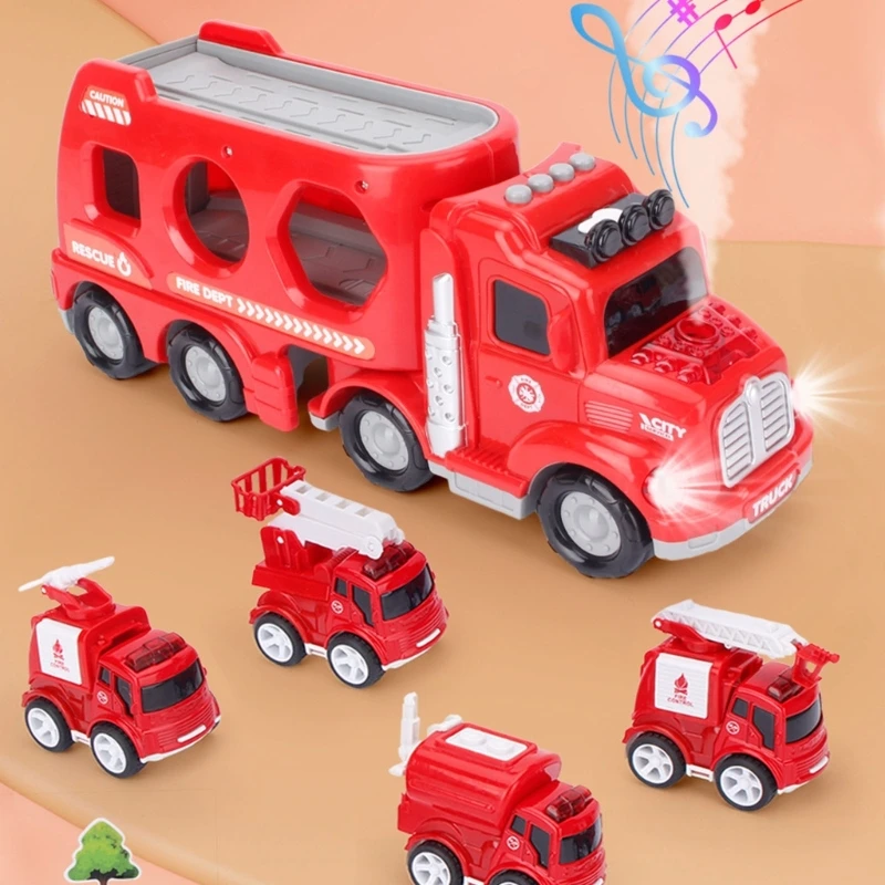 어린이를위한 C9GB Missing Construction Car Toy는 유아 재미를위한 안전한 플라스틱 음악으로 상상력과 훌륭한 모터 기술을 개발합니다.