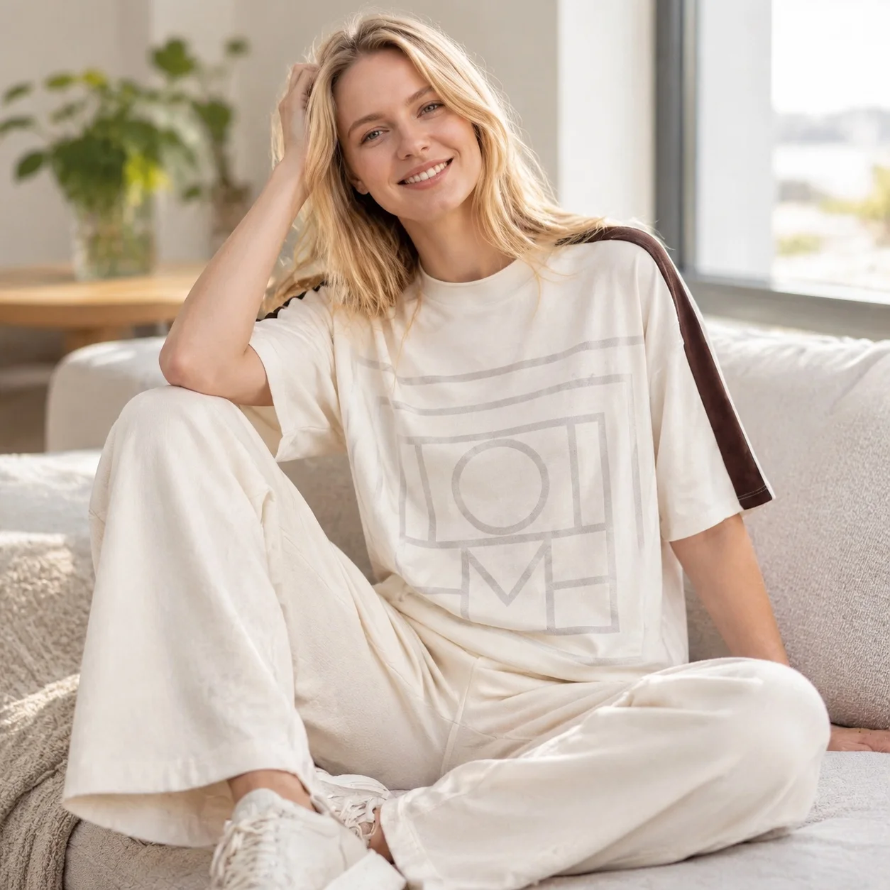 Casual Top Pullover Relaxed Japanese Korean Casual with Home Wear Relaxed Fit Round Neck Regular Length T Shirt Summer for Women