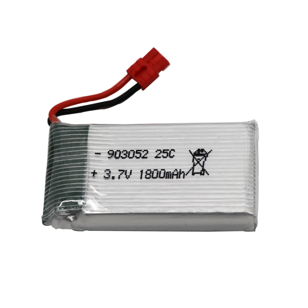 3.7V 1800mAh リポバッテリー 5in1 充電器付き SYMA X5 X5S X5C X5SC X5SH X5SW X5UW X5HW RC ドローンスペアパーツ 3.7v バッテリー XH4.0